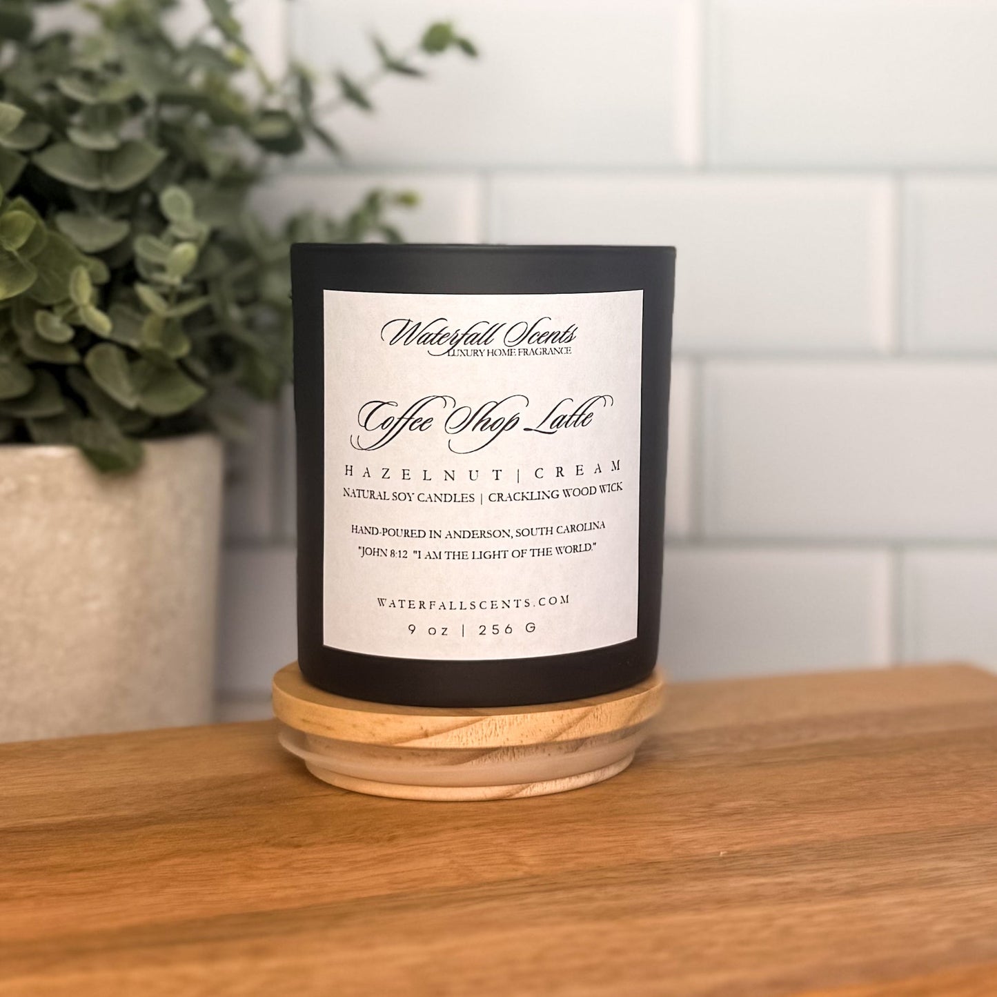 Coffee Shop Latte Candle - Waterfall Scents