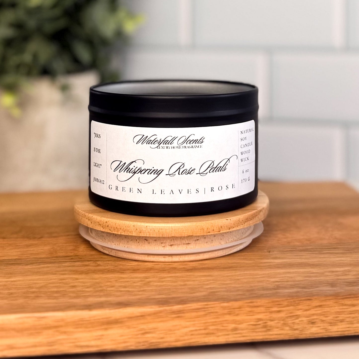 Whispering Rose Petals Candle - Waterfall Scents