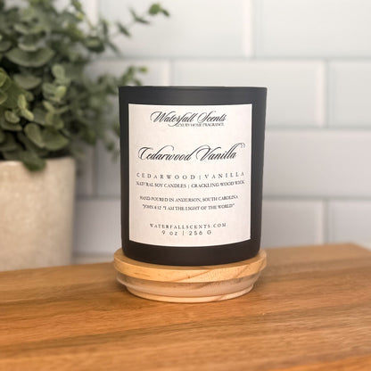 Cedarwood Vanilla Candle - Waterfall Scents