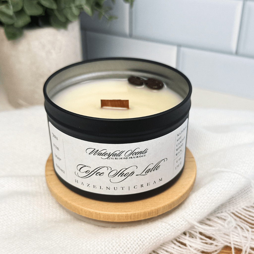 Coffee Shop Latte Candle - Waterfall Scents