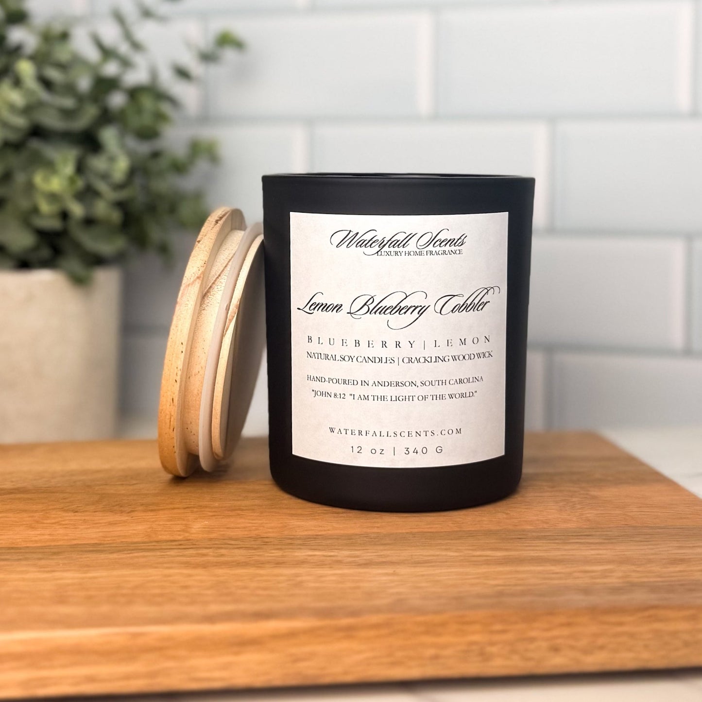 Lemon Blueberry Cobbler Candle - Waterfall Scents