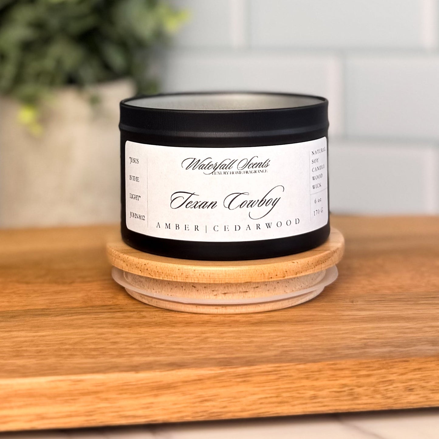Texan Cowboy Candle - Waterfall Scents