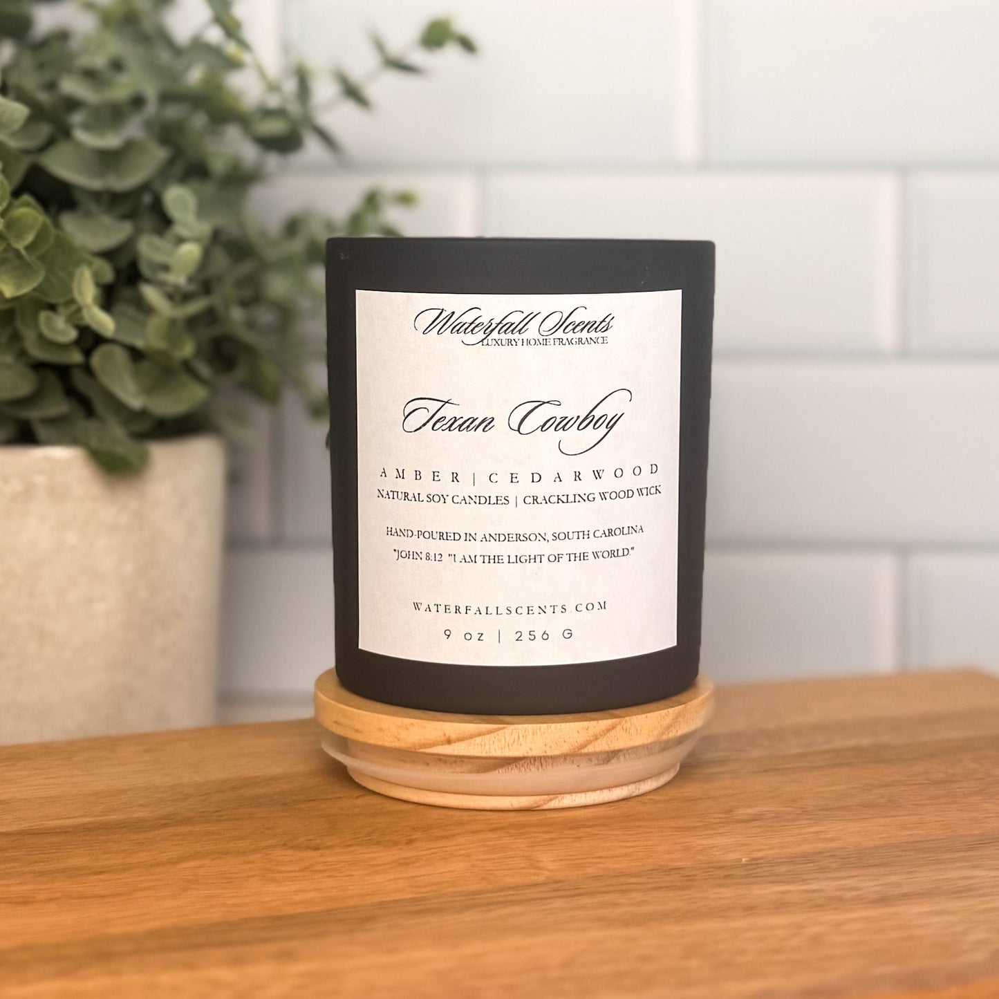 Texan Cowboy Candle - Waterfall Scents