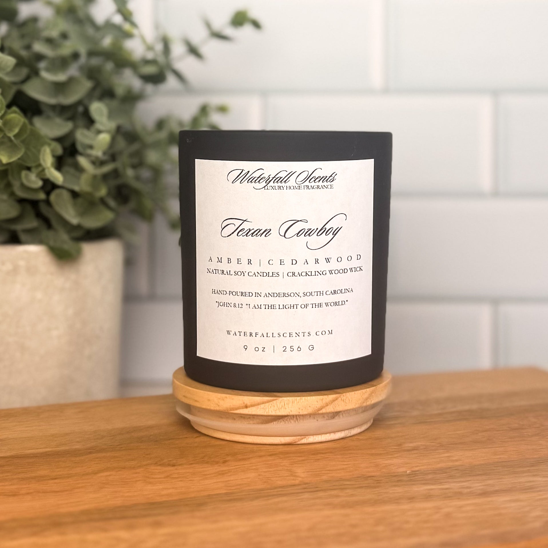 Texan Cowboy Candle - Waterfall Scents