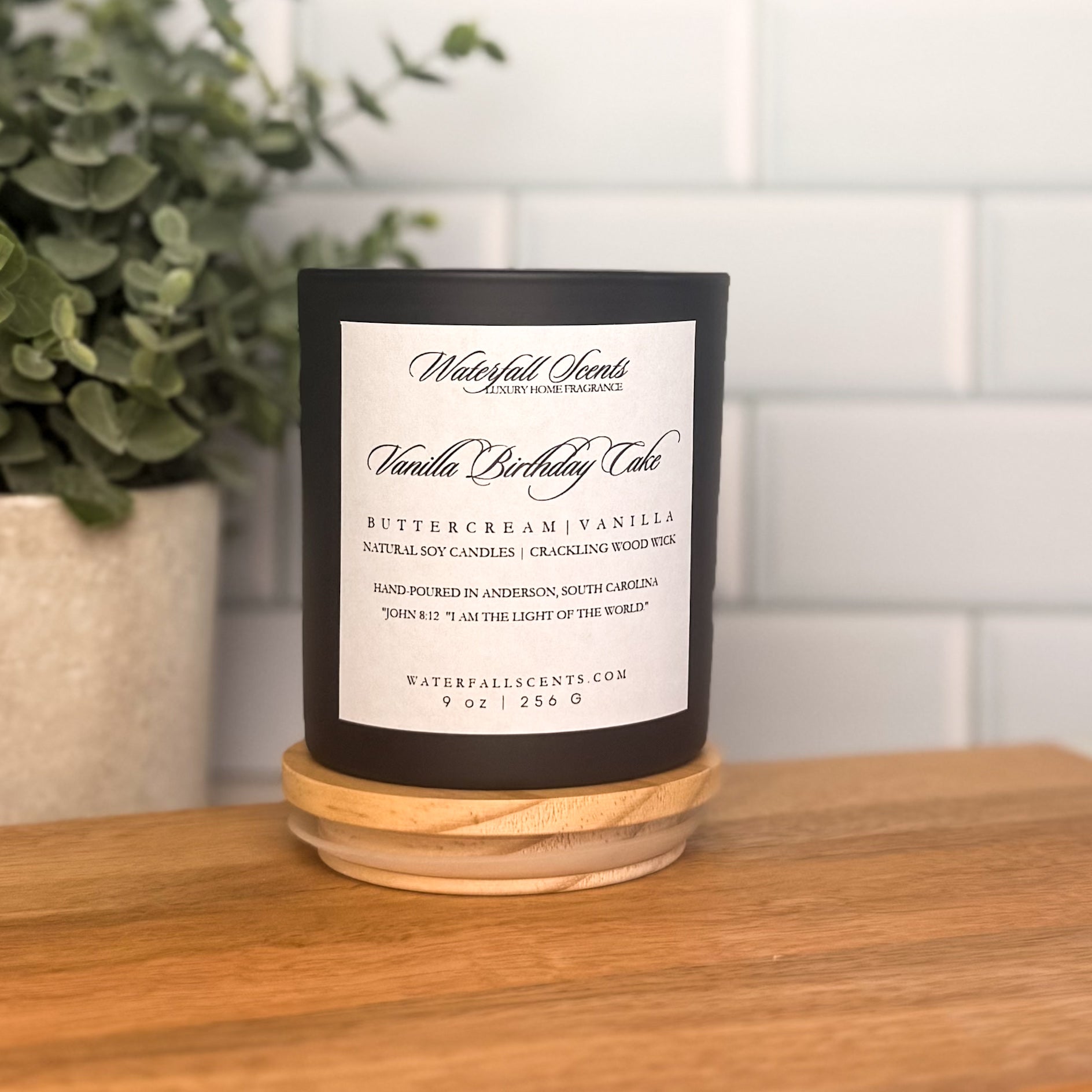 Vanilla Birthday Cake Candle - Waterfall Scents